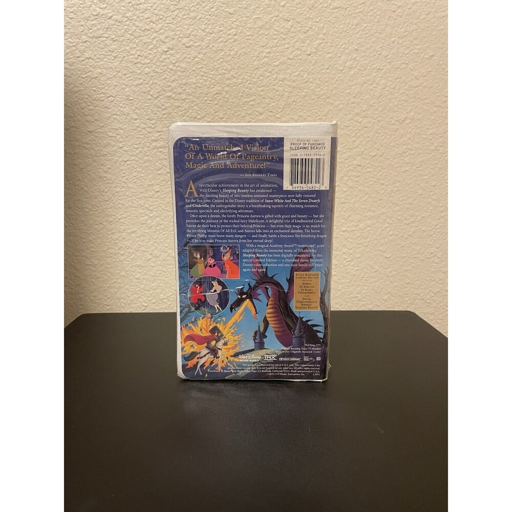 Sleeping Beauty (1997, VHS, Limited Edition) Brand NEW SEALED - Picture 3 of 4